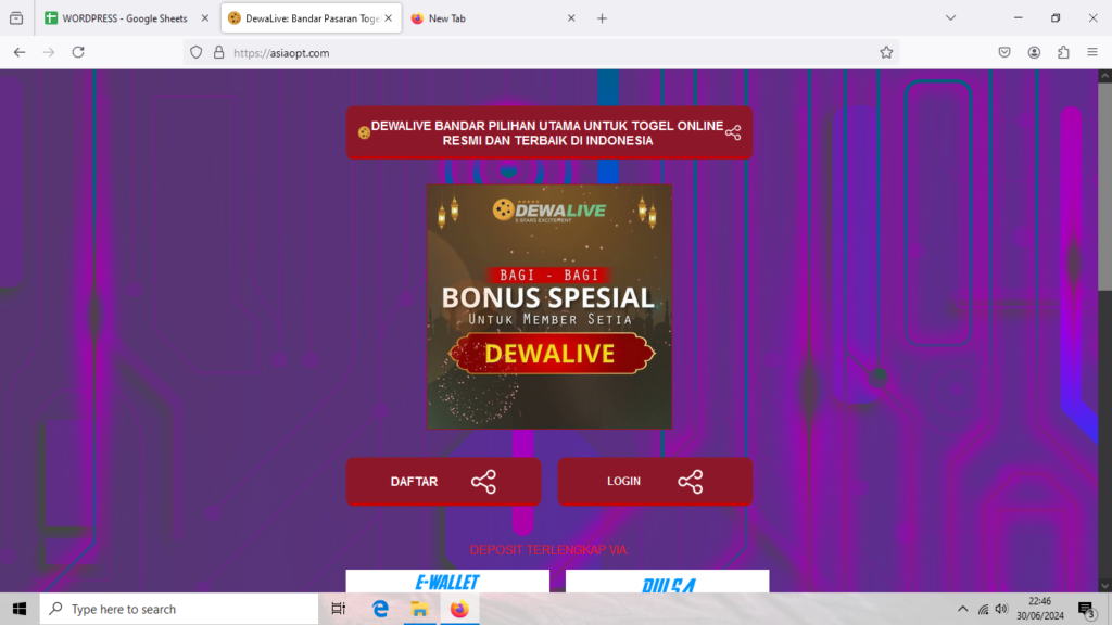 Dewalive – Situs Judi Online Terbaik Tahun 2024