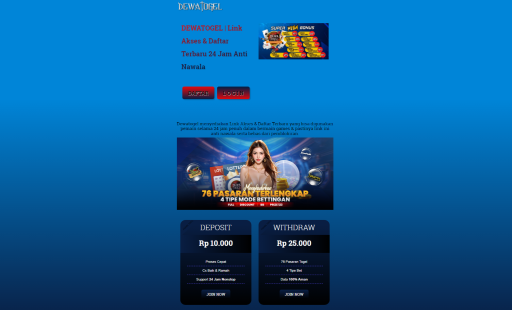 Dewatogel Link Terkini Paling Efektif Bonusnya