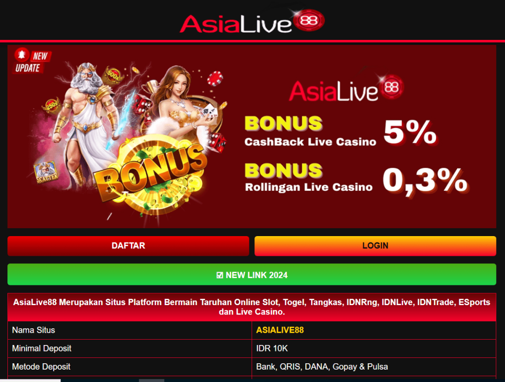 Asialive88 | Situs Agen Slots Judi Online