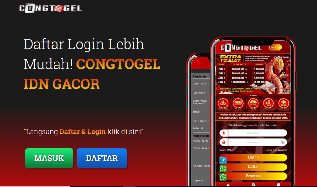 Congtogel – Agen Bandar Judi Slot Online Sangat Terpercaya