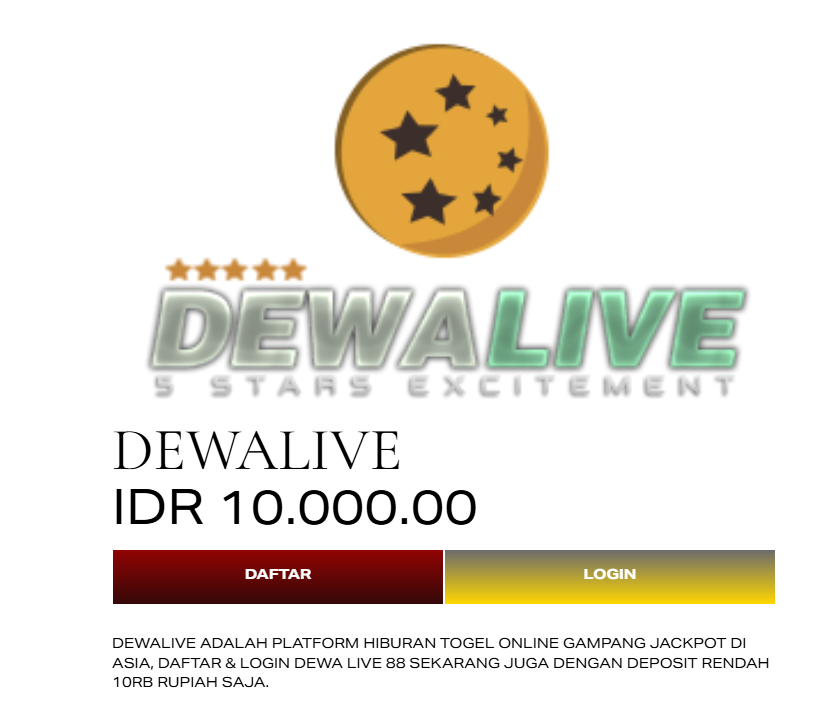 Dewalive Slot Gacor – Situs Slots Online Di Melengkapi RTP Slot
